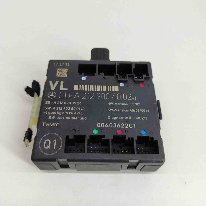 Modul de control ușă st&acirc;nga față MERCEDES-BENZ C T-Model S204 2012 OEM: A2129004002,00403622C1,A2128203526,A2129028001 22540065