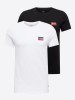 Set 2 tricouri cu maneca scurta pentru barbati Levi s 2-Pack Crewneck Graphic Tee, alb+negru, M - OUTLET, Levi&#039;s