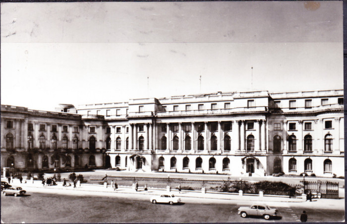 AMS - ILUSTRATA 1052 BUCURESTI - PALATUL CONSILIULUI DE STAT, 1968, CIRCULATA