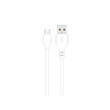 Cablu Date si Incarcare USB-A - microUSB XO Design NB103 18W 1m Alb