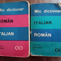 myh 421D - Mic dictionar - Roman - Italian, Italian - Roman - ed 1969