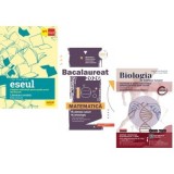 Pachet Bacalaureat 2026. Eseul. Pregatire individuala pentru proba scrisa, Matematica M-stiintele-naturii si M-tehnologic si Biologia pe intelesul tut