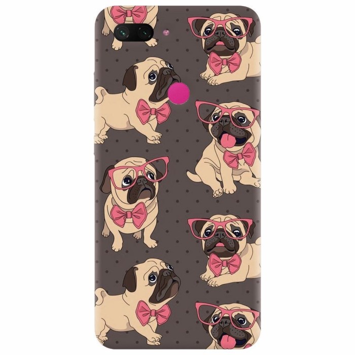 Husa silicon pentru Xiaomi Mi 8 Lite, Pretty Puppy