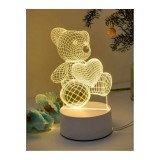 Cumpara ieftin Lampa Decorativa 3D Ursulet - 11x15cm