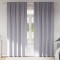 vidaXL Perdele cu perdele 2 pcs Gri metalic 245 x 140 cm Poliester