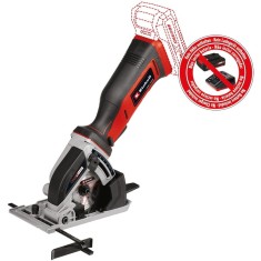 Fierastrau mini circular pe acumulator Einhell TE-CS 18/89 Li - Solo, 18 V, tehnologia PXC, 89 mm diametru disc taiere, 28 mm adancime taiere, 2500 RP