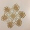 * Mileu macrame lucru manual vechi, vintage 14x14cm