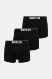 Diesel boxeri UMBX-SEBASTIANTHREEPAC BOXER-S 3-pack culoarea negru, 00SKME.0GDAC