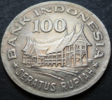 Cumpara ieftin Moneda exotica 100 RUPII (Rupiah) - INDONEZIA / INDONESIA, anul 1978 *cod 3087 B, Asia