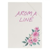 Mapă Carton Aroma Line, Model Trandafiri, Culoare Ecru, Dimensiune 24x31cm, Aromă Delicată de Trandafiri, Oem