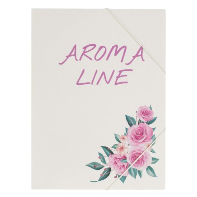 Mapă Carton Aroma Line, Model Trandafiri, Culoare Ecru, Dimensiune 24x31cm, Aromă Delicată de Trandafiri foto