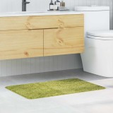 vidaXL Covoraș de baie dreptunghi verde 60x90cm poliester antiderapant