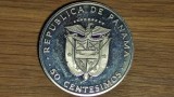 Panama - moneda colectie serie limitata - 50 centesimos 1975 proof - Fernando de Lesseps -tiraj 41k- superba!, America Centrala si de Sud