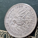 Germania 3 drei mark 1909 A , Argint 16,68 grame