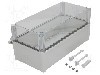 Carcasa policarbonat, 188mmx378mmx180mm, IP65, FIBOX - PC 3819 18 T-2FSH