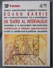 Roann Barris - Un teatru al intervalului (arhitectura ?i sfar?itul spectacolului foto