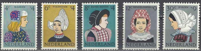 B3002 - Olanda 1960 - Costume,neuzat,perfecta stare