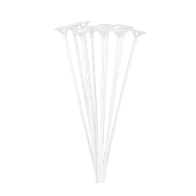 Set 10 Bete cu Rozete pentru Baloane, Cyrax, Suporturi de plastic, Usor de instalat, Reutilizabil, Pentru aniversare, Nunta, Ziua de Nastere, Decor, 4 foto