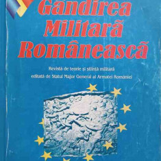 GANDIREA MILITARA ROMANEASCA. REVISTA DE TEORIE SI STIINTA MILITARA. NR.2, MARTIE-APRILIE 2005-COLECTIV