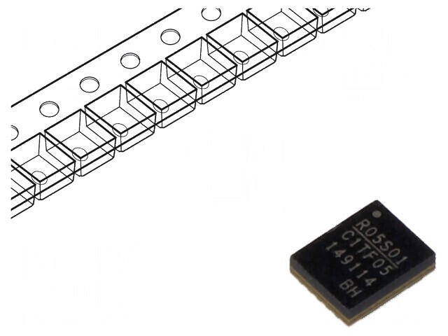 Convertor DC/DC 4,5-5,5V la 5VDC 200mA LGA PCB