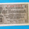 GERMANIA 1 Mark 1937 - Bancnota veche originala -Superba