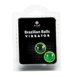 Cumpara ieftin Bile Braziliene - Secret Play Vibrator, ulei de masaj pentru corp si zonele erogene, cu efecte de vibratie, 1 x 2 bucati