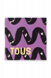 Tous esarfa femei, culoarea violet, modelator