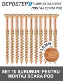 Suruburi dulgherie pentru montajul scarilor de pod DEPOSTEP