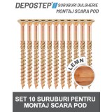 Suruburi dulgherie pentru montajul scarilor de pod DEPOSTEP