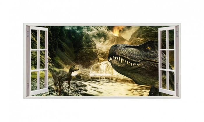 Sticker decorativ cu Dinozauri, 85 cm, 4353ST