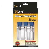 Cumpara ieftin Set de dalti pentru lemn Wert 2511, 12-24 mm, 3 piese