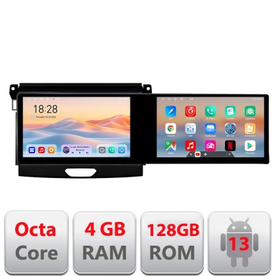 Navigatie Ford Ranger 2015-2019 Lenovo 8 core 4+64 10.5 inch Incell 1K android Wifi 5Ghz gps internet CarStore Technology foto