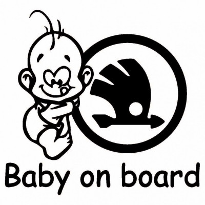 Baby on board Skoda foto