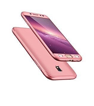 Husa Samsung Galaxy J5 2017, FullBody Rose-Gold, acoperire completa 360 grade cu folie de sticla gratis foto