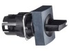 Comutator rotativ negru 16mm 2 poziții