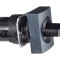 Comutator rotativ negru 16mm 2 poziții