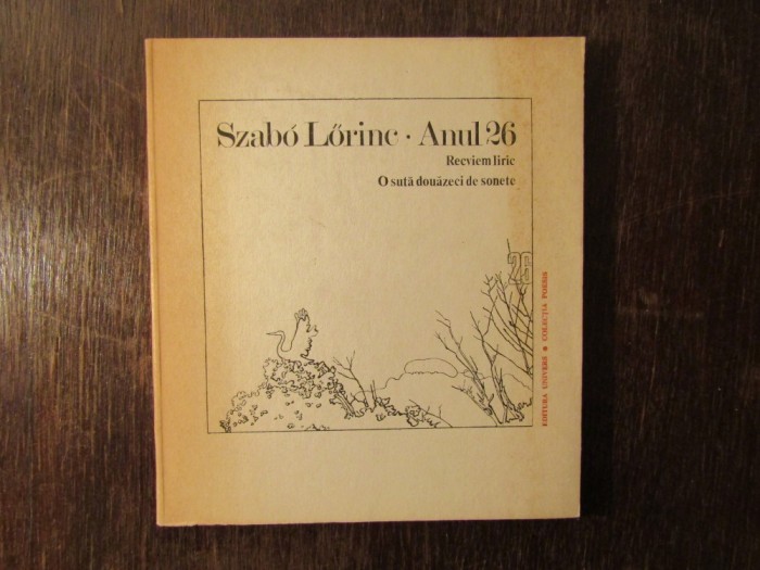 Szabo Lorinc - Anul 26