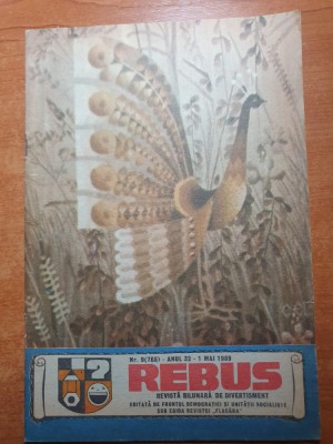 revista rebus 1 mai 1989 foto
