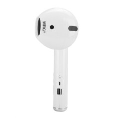 Boxa portabila MRG MMK-101, Bluetooth, USB, Micro-SD, Handsfree, Alb C534