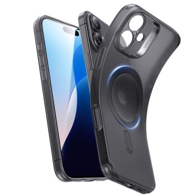Husa pentru iPhone 16 - ESR Zero HaloLock - Frosted Black foto