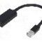 Cablu DisplayPort - HDMI, HDMI soclu, mini DisplayPort mufa, 200mm, negru, QOLTEC - 50432