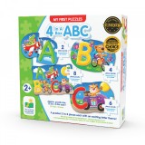 Cumpara ieftin Set Primele Mele 4 Puzzle-Uri Abc - Eng, The Learning Journey
