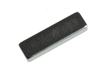 Magnet de neodim, 15 x 10 x 3 mm, Negru / Argintiu foto