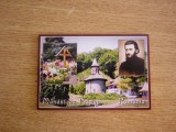 D1 - Magnet frigider - tematica turism - Manastirea Prislop - Romania 15