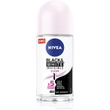 Nivea Invisible Black &amp; White Clear deodorant roll-on antiperspirant pentru femei 50 ml