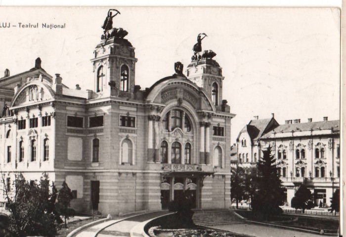 CPIB 22724 - CARTE POSTALA - CLUJ. TEATRUL NATIONAL, RPR, 1959