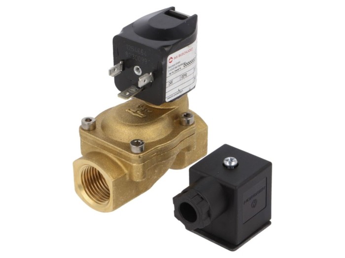 Ventil electromagnetic alamă 24V DC