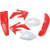 Kit plastice Honda CRF 250 ,2004-05, alb/rosu, culoare OEM Cod Produs: MX_NEW HOKIT104999