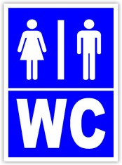 Semn pentru wc femei si barbati foto