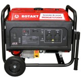 Cumpara ieftin Generator electric monofazic, Rotakt ROGE5500, 5.5 KW, AVR, voltmetru, Iesire 12V, Autonomie 7 ore